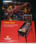 German Spiderman Pinball Distributor Poster