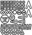 Mousin Around Insert Decals - Non-Laminated