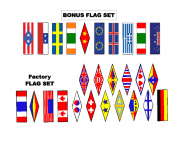 Playfield Flag Kit (Flags & Springs) - Cyclone, etc