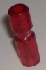 Narrow Plastic Post #8 03-8365-9 1 3/16 Inch Transparent Red