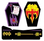 Dracula Coffin Decal Set 31-3222 - Monster Bash