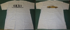 Logo Artwork T-Shirt 2-Sided - Taxi - Grey - Small