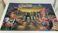 Large Photosatin Poster 48Wx32+H Inch! Cactus Canyon Translite Image