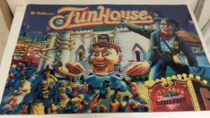 Large Wall Cling 48Wx32+H Inch! Funhouse Translite Image