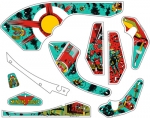Space Mission Playfield Plastic Set