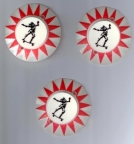 Skateball Popbumper Cap Set (Set/3)�A-3713-52 Hostamped