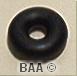 3/16 inch (15/64 inch) Black Rubber Ring